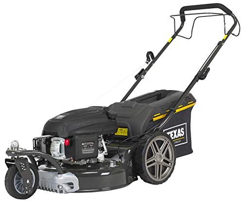 Avis sur  Texas Tondeuse Thermique tractée 139 CC 3 Roues Coupe 46cm Mulching Premium 4675TR/W